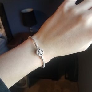 Pandora Charm Bracelet Poetic Bloom Size 6.7